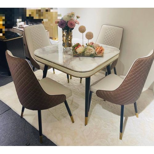 product_image_name-Generic-Luxe Marble-Top 4-Seater Dining Set-1