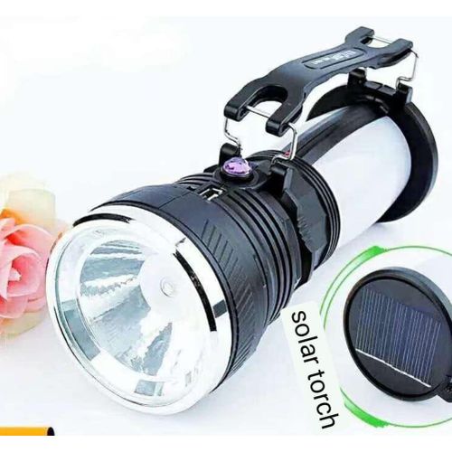 product_image_name-Generic-Solar Rechargeable Led Torch With USB Port-2