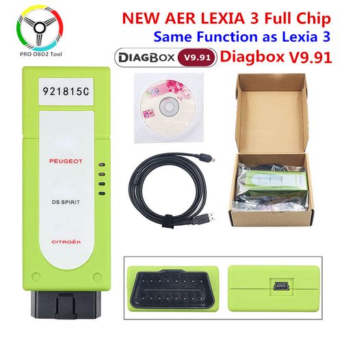 Generic Golden Full Lexia 3 PP2000 Diagbox V9.125 921815C Diagnostic Tool  Lexia V9.91 For Peugeot For Citroen Lexia3 Auto Scanner