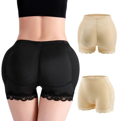 Fashion (Black)Womens Breathable Shaper Panties Padded Bum Hip Enhancer Hip  Lift Tight Slim Panty Waist Cincher Lifter Padded Brief BEA