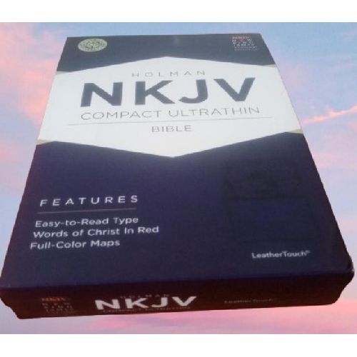 Generic NKJV Compact Ultrathin Bible,Concordance, Easy To Read Type LeatherTouch - image 4
