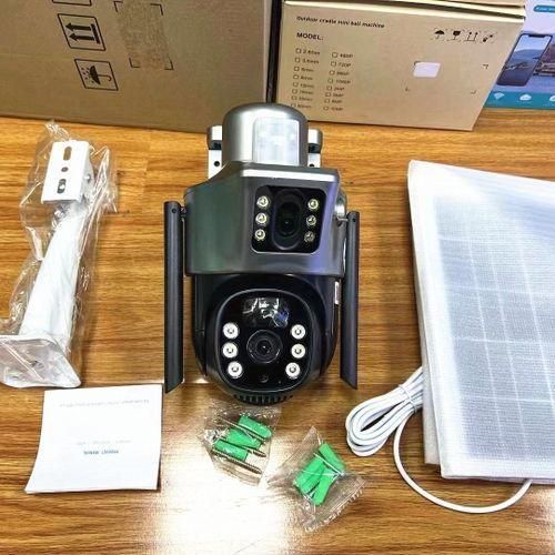 Generic Ptz Dual Lens 4g solar powered CCTV camera with night vision - image 2