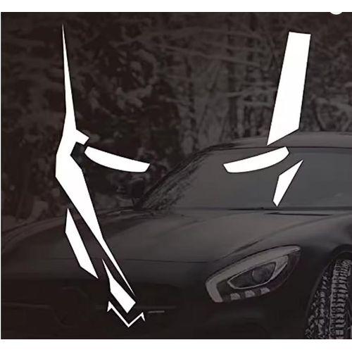 product_image_name-Generic-Premium Quality Iron Man Reflective Car Body Sticker - 1pcs-4