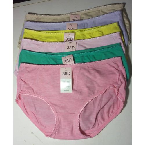 Fashion Ladies Cotton Panties Underwear -6pcs