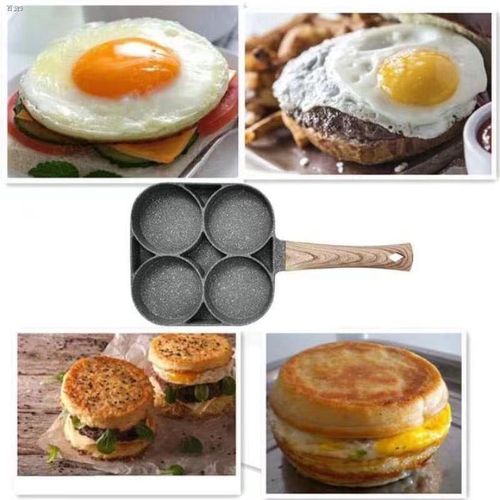 Egg Frying Pan, Divided Grill Frying Pan Egg Cooker Pan Kitchen