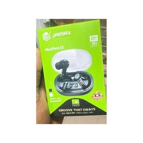 Jamax Original EarPod maxpura11 wireless earbuds,active noice cancellations
