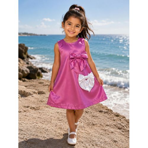 Fashion Beautiful kids gown stylish - pink