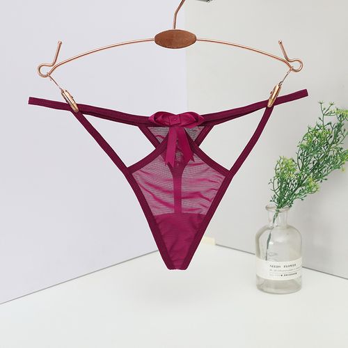 Fashion Women's Seamless G-String Sexy Cut-Out Perspective Thong