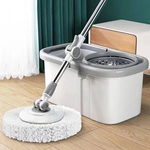 Generic 360 Spin Rotation With Mopping Stick And Bucket