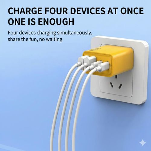 Generic 120W 4-Port Fast Charger/Type-C Charger - image 2