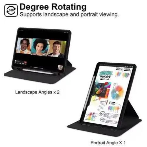 Generic Redmi Pad 2 pro 12.1 inch with Pen Space Smart Leather Rotation Case 2025 Edition - image 3
