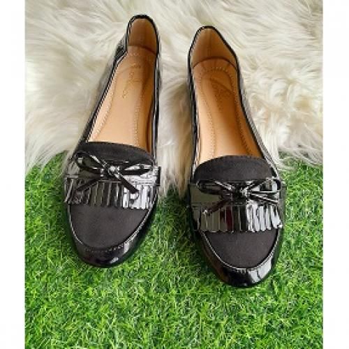 Fashion Black Flat Ladies Office Shoe Women Loafers | Jumia Nigeria