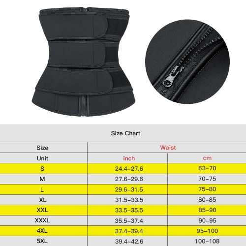 Generic Waist Trainer Body Shaper Plus Size Wasit Trainer Womens Belly  Control Sweat Belt Waste Trainers