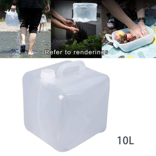 Collapsible Water Bucket, Emergency Water Storage Collapsible Water  Dispenser, Reuseable Foldable Leak Proof Portable Travel Water Bucket for  Camping