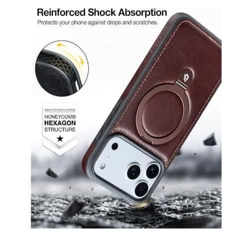 Generic Iphone 17 Pro Max Leather Case - Brown - image 2