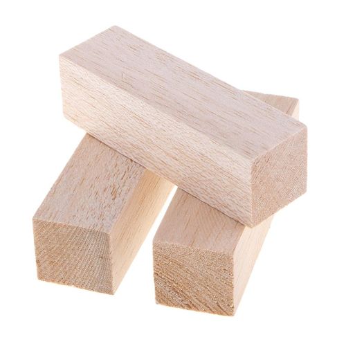 Generic 2X 3/5 Piece Balsa Wood Blocks DIY Modelling