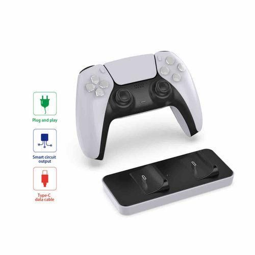Dobe  PS5 Pad Charger PS5 Controller Dual Charging Dock Station FLAT - image 3