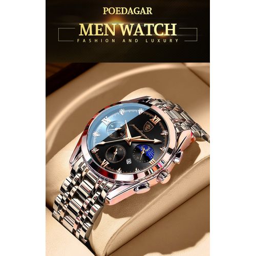 POEDAGAR Luxury Men Watch Fashion Date Quartz Wristwatch Top Swiss Brand Waterproof Watch Jumia Nigeria