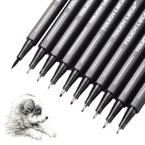 Generic 10 Pcs Waterproof Needle Drawing Sketching Pens Ca