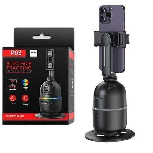 Generic P03 Magic Auto Face Tracking Selfie Stick Tripod & Desktop Gimbal with 360° Rotation