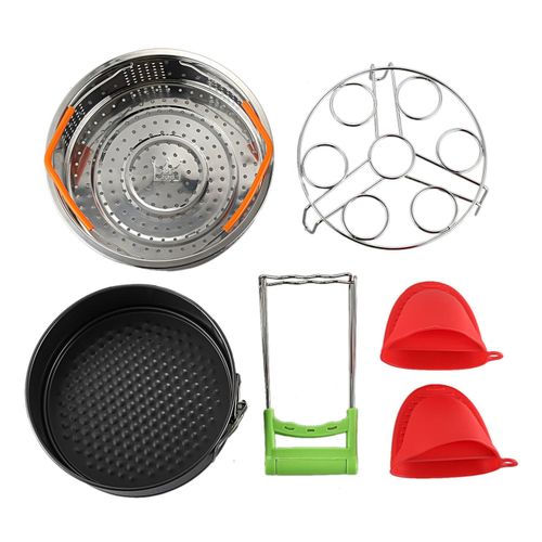 Generic Pot Accessories Set with Steamer Basket, Egg Steamer Rack