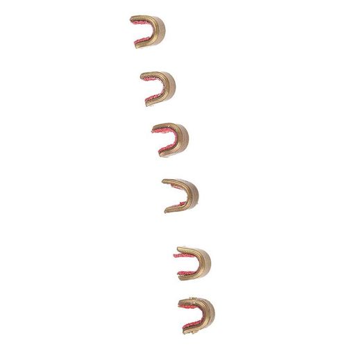 12Pcs Anti-Slip Copper Bowstring Nocks Protect Buckle Clips Nocking Points