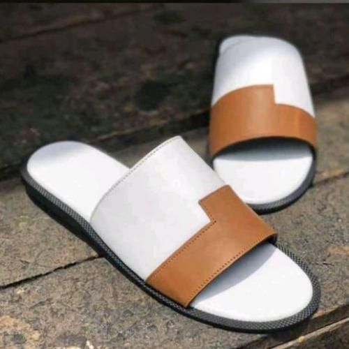 product_image_name-Fashion-METROMAN LEATHER SLIPPERS (FOREIGN SOLE)-1