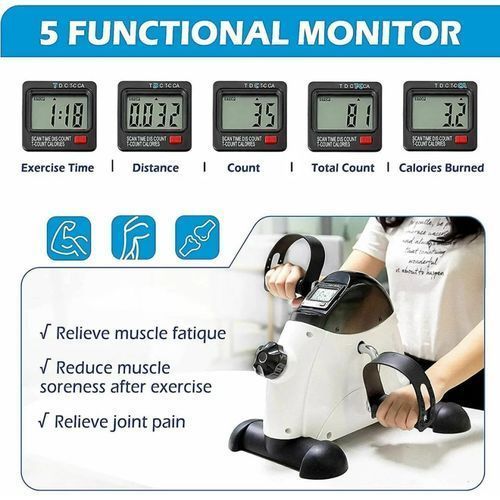 product_image_name-Generic-Mini Exercise Bike Pedal Arm&Leg Exerciser With LCD Display-1