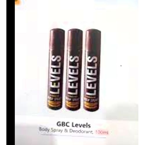 Gbc Murphy Ltd Levels Body Spray Deodorant X 3pcs
