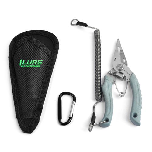 Ilure Fishing Pliers Scissors Stainless Steel Fishing Line Cutter