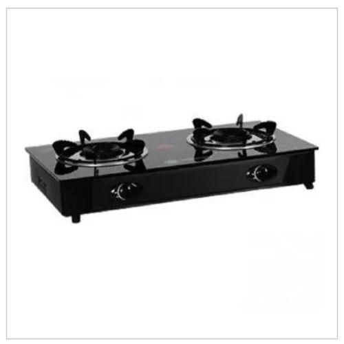 Generic Universal Table Top Gas Cooker With Glass Top - 2 Burner - '