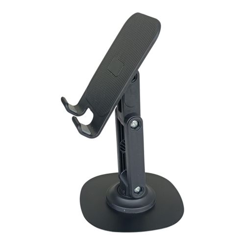 Generic Universal Adjustable Desktop Phone Stand – 360° Rotating Foldable Bracket & Cradle Holder for iPhone, Samsung, Huawei, Xiaomi & Tablets – Black