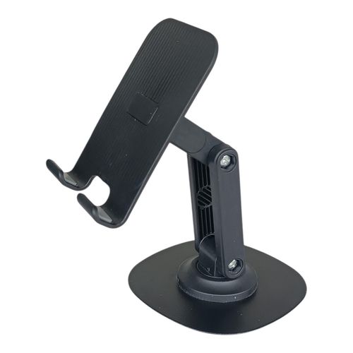 Generic Universal Adjustable Desktop Phone Stand – 360° Rotating Foldable Bracket & Cradle Holder for iPhone, Samsung, Huawei, Xiaomi & Tablets – Black - image 2
