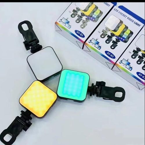 Ay LED RGB Pocket Light for Influencer Camera Smartphone Laptop  Video Light