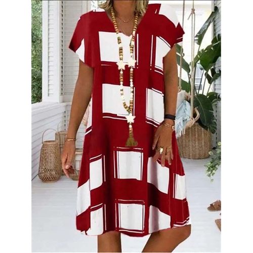 Pinup Fashion Women's Plus Size Summer Dresses Casual