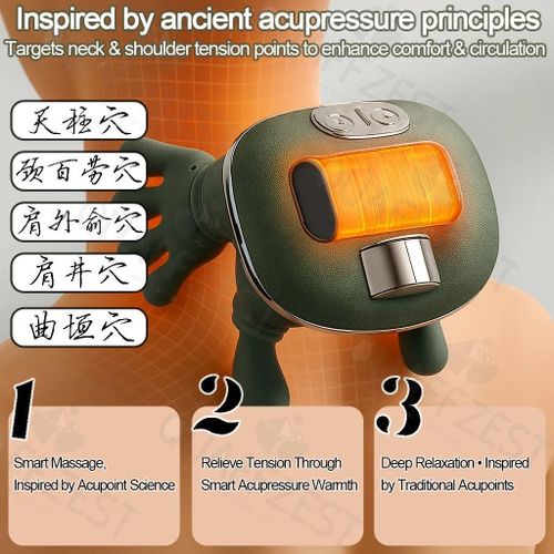 product_image_name-Generic-Rechargeable Neck And Shoulder Massager - Pain Relief Tool-2