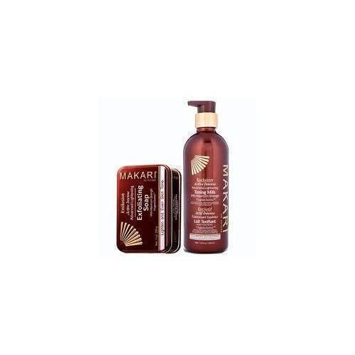 Generic Makari Unity & Illuminate Efoliating Soap and Tone Boosting Body Milk