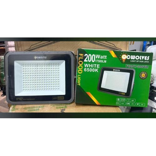 product_image_name-Generic-CWOLVES 200W Ultra-Bright LED Outdoor Flood Light - IP67 Waterproof (6500K Cool White)-1