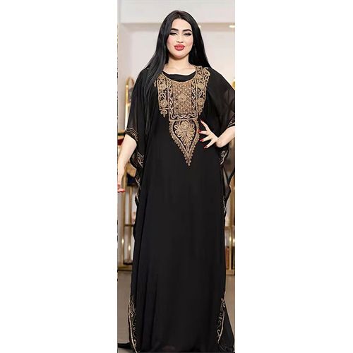 Fashion Ramadan Muslim Kaftan Abaya Dress Women Dubai Elegant Gowns ...