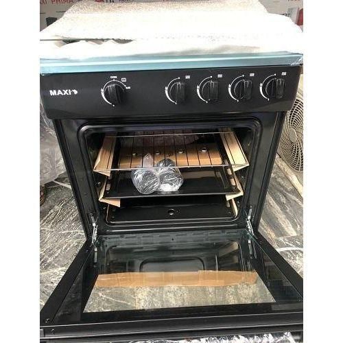 Maxi 60x60 4Burner Gas Cooker Black Glass Top With Auto Ignition - image 2