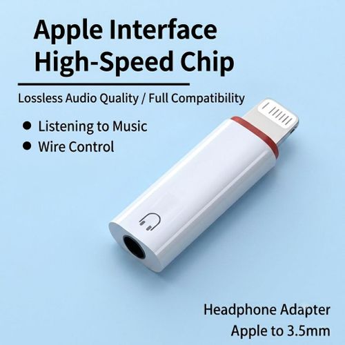 Generic Lightning to 3.5mm Headphone Jack Adapter, Audio Converter for iPhone iPad iPod, Support Music Call & Microphone - image 6