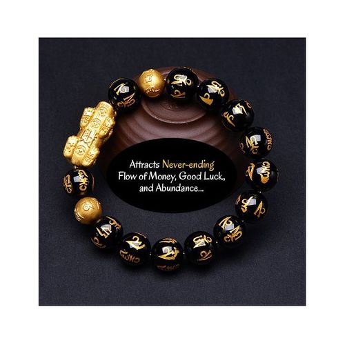 Fashion Mens Obsidian Beads Wealth Bracelet Jumia Nigeria