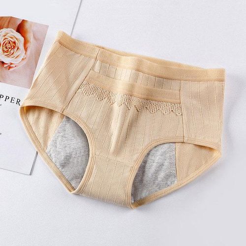 Womens Period Knickers Pant Cotton Ladies Leakproof Menstrual