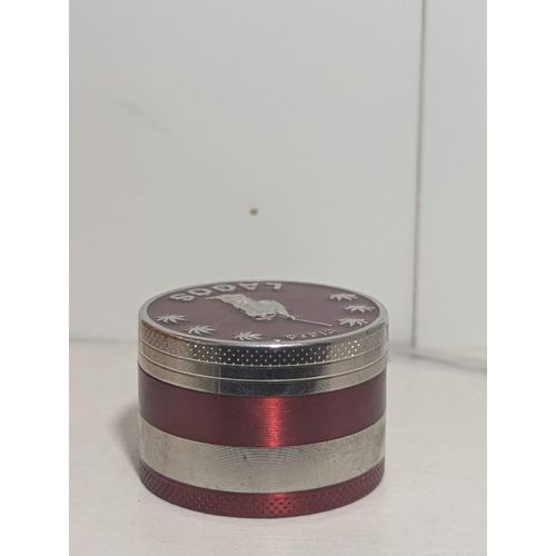 Generic Metal Herb Grinder / Spice Grinder (Red Lagos Edition)