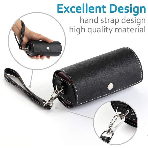 YUUIKLLE Weekly Pill Organizer,Large Daily Pill Cases with PU Leather Case - image 3