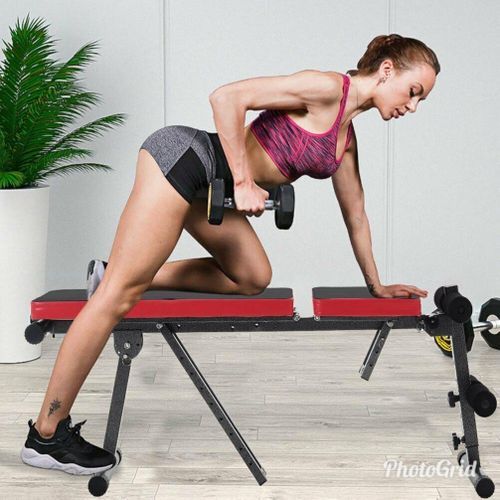 product_image_name-Generic-Bench Adjustable Weight Bench With 20kg Dumbbell*prepad Only*-2