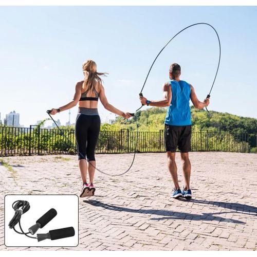 Generic Skip Steel Wire Jump Rope for Cardio and Weight Loss - image 4