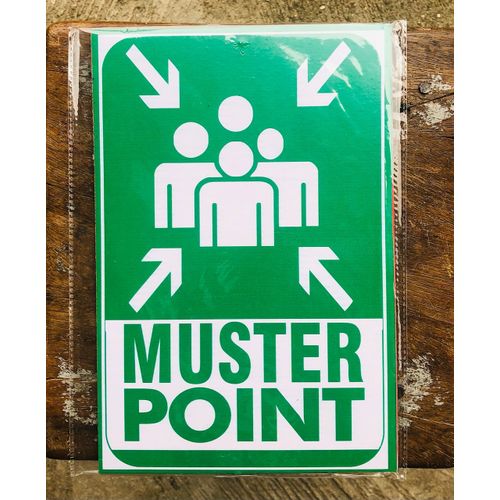 Muster Point Signage