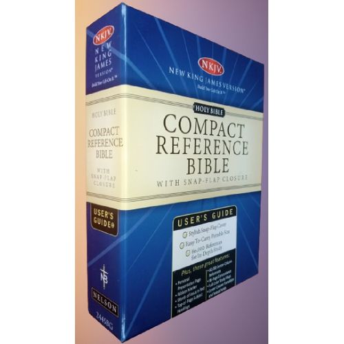 product_image_name-Generic-Holy Bible NKJV, Large Print Compact Reference Bible Charcoal Color Leather-2