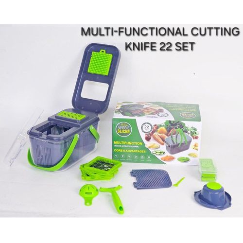 Generic 22-Piece Multi-Function Vegetable Cutter & Chopper Set